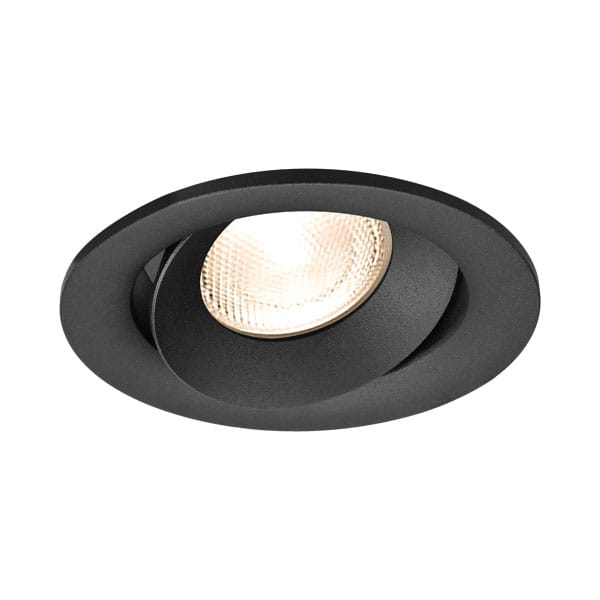 Braytron GU10 Recessed Spot - Zwart, Max. 35W - Afbeelding 1