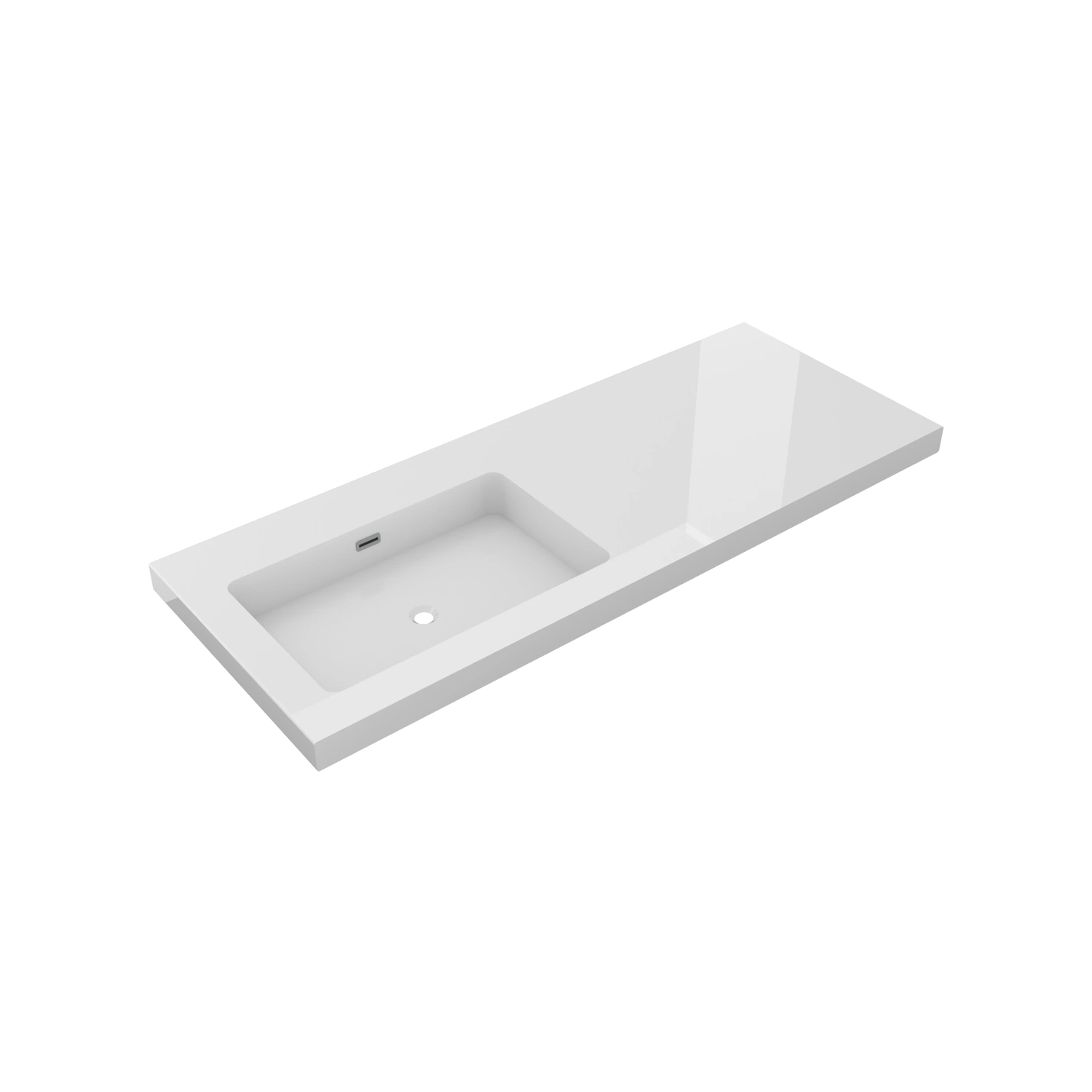 DutchLine - Atlanta 120 Links - Glans Wit - 0 Kraangaten