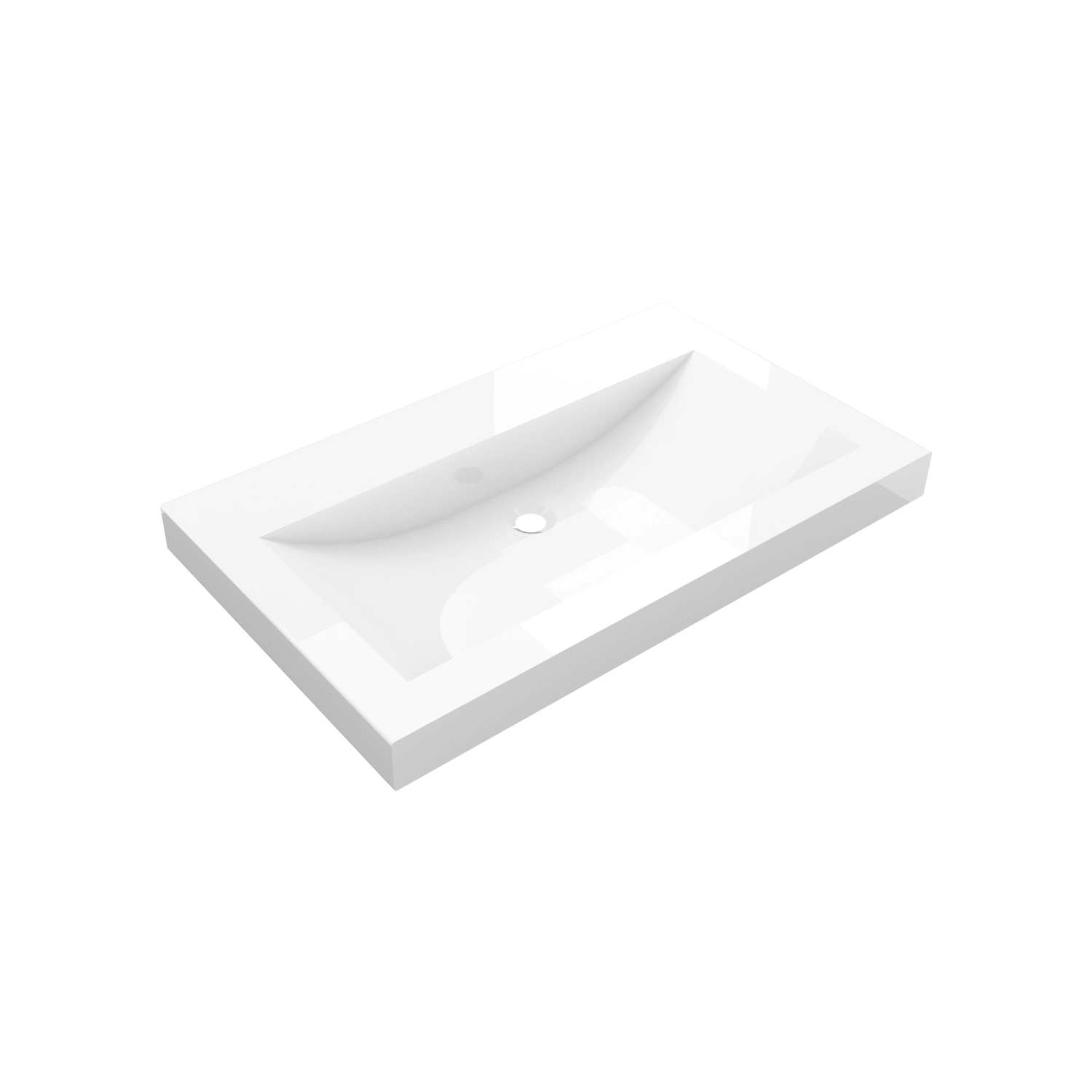 DutchLine - Atlanta Ondiep 60 - Glans Wit - 0 Kraangaten