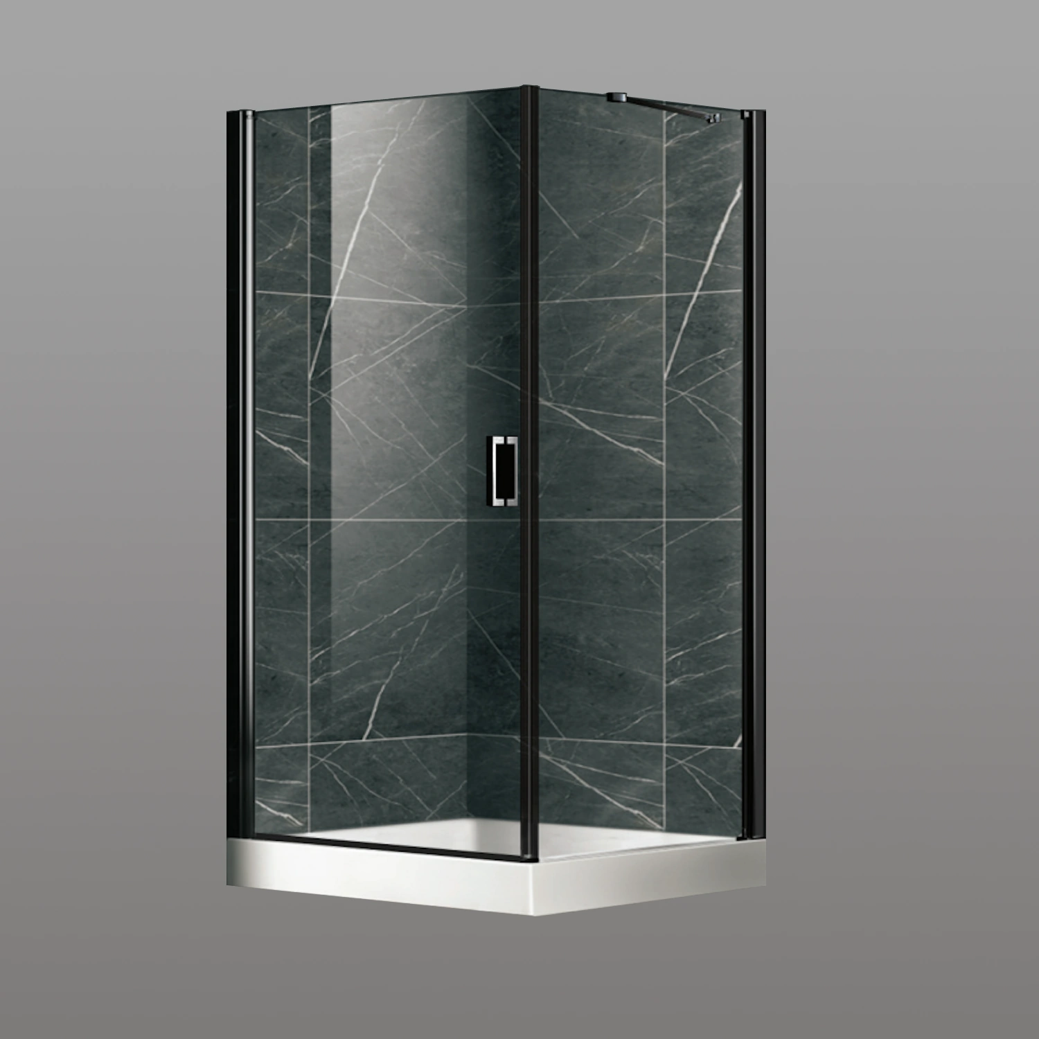 DutchLine - Douchecabine - Mat Zwart - 900*900*2000