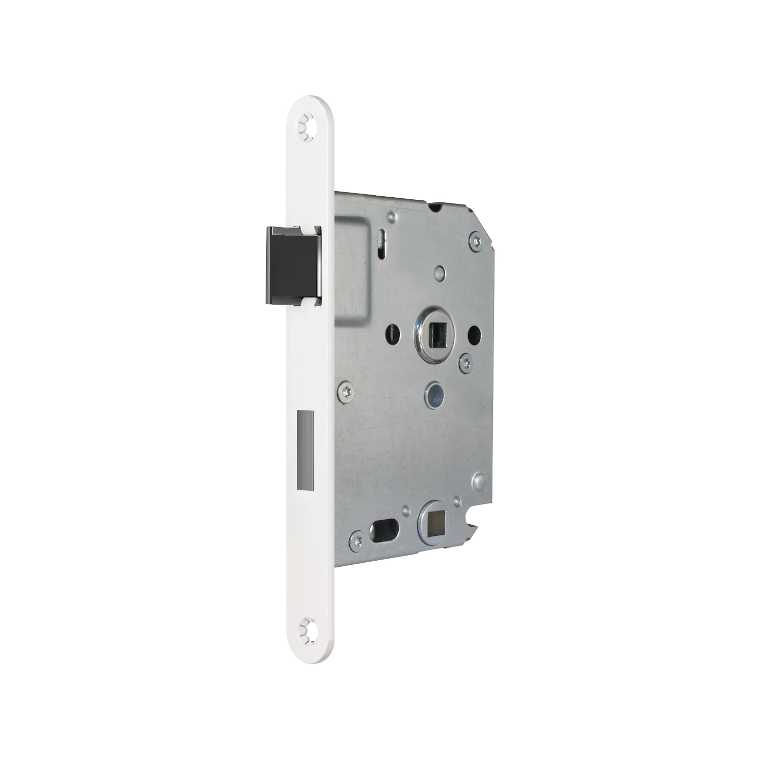 DutchLine - Vrij-Bezet Slot Incl. Sluitplaat - Wit - L02-White