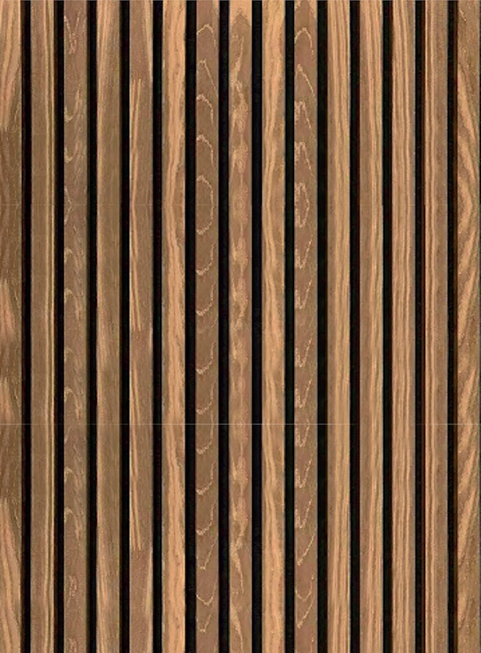 DutchLine - Wandpaneel Akoestisch met echt houtfineer - Notenhout - 600*2600mm