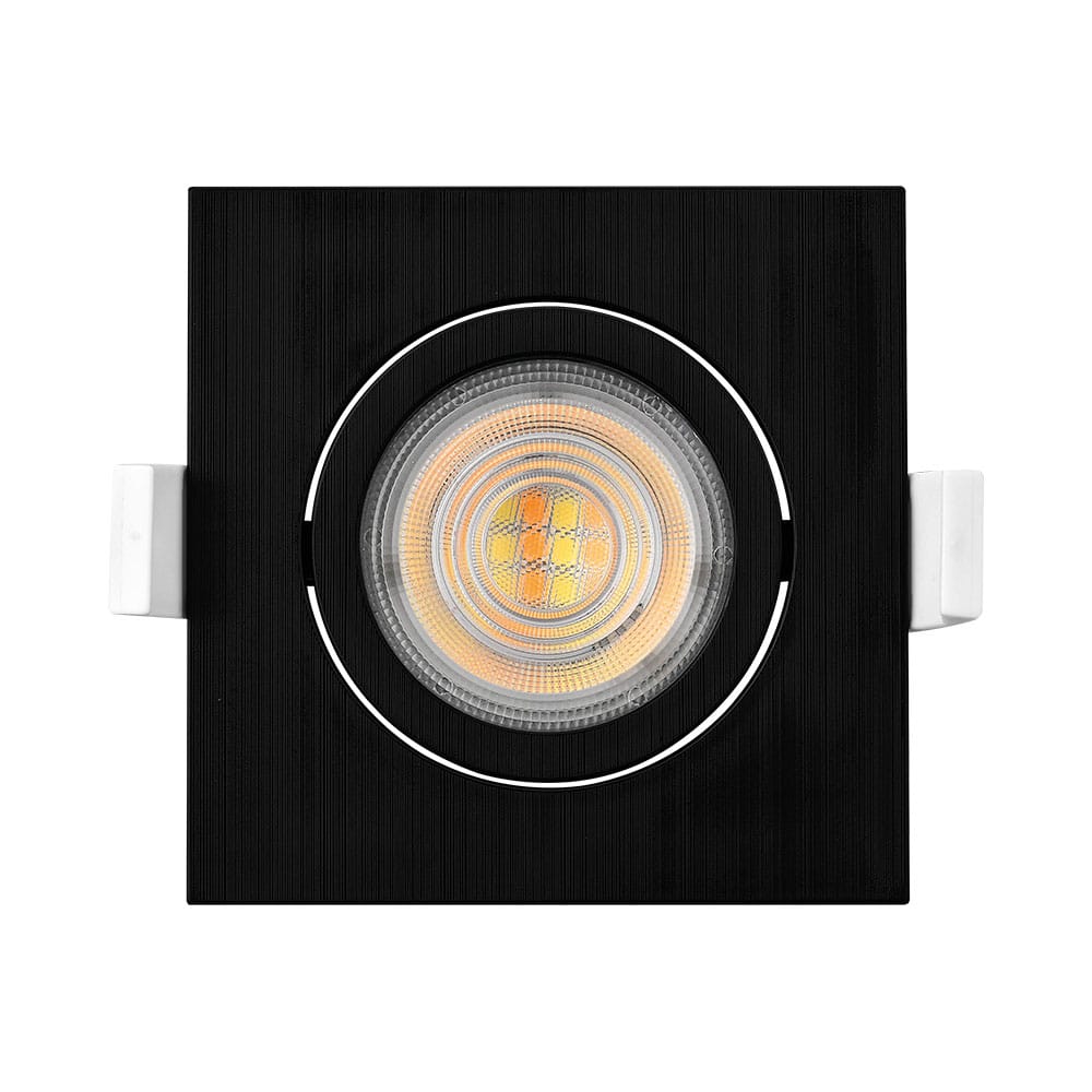 Braytron LED Inbouw Spot 7W - Zwart, 3IN1 Dimbaar, IP20 - Afbeelding 1