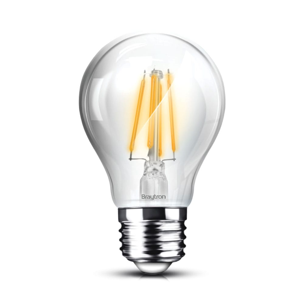 Braytron LED Filament A60 Lamp - 7W - 3000K - E27 - Afbeelding 1
