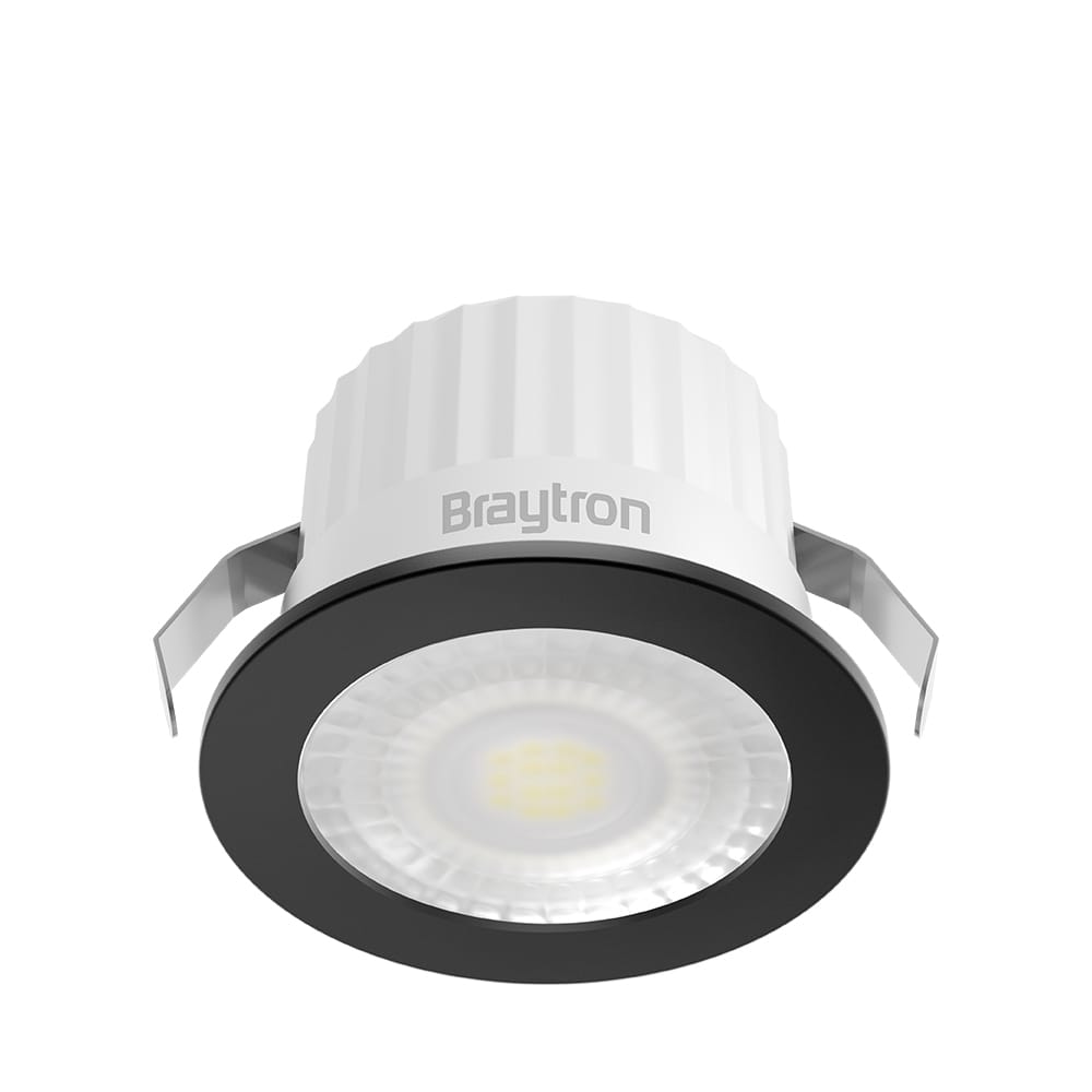 Braytron LED Spot - Zwart, 3W, 6500K - Afbeelding 1