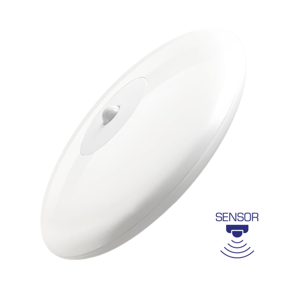 Braytron Jade LED Plafondlamp - Wit, 18W, 3000K, PIR Sensor - Afbeelding 1