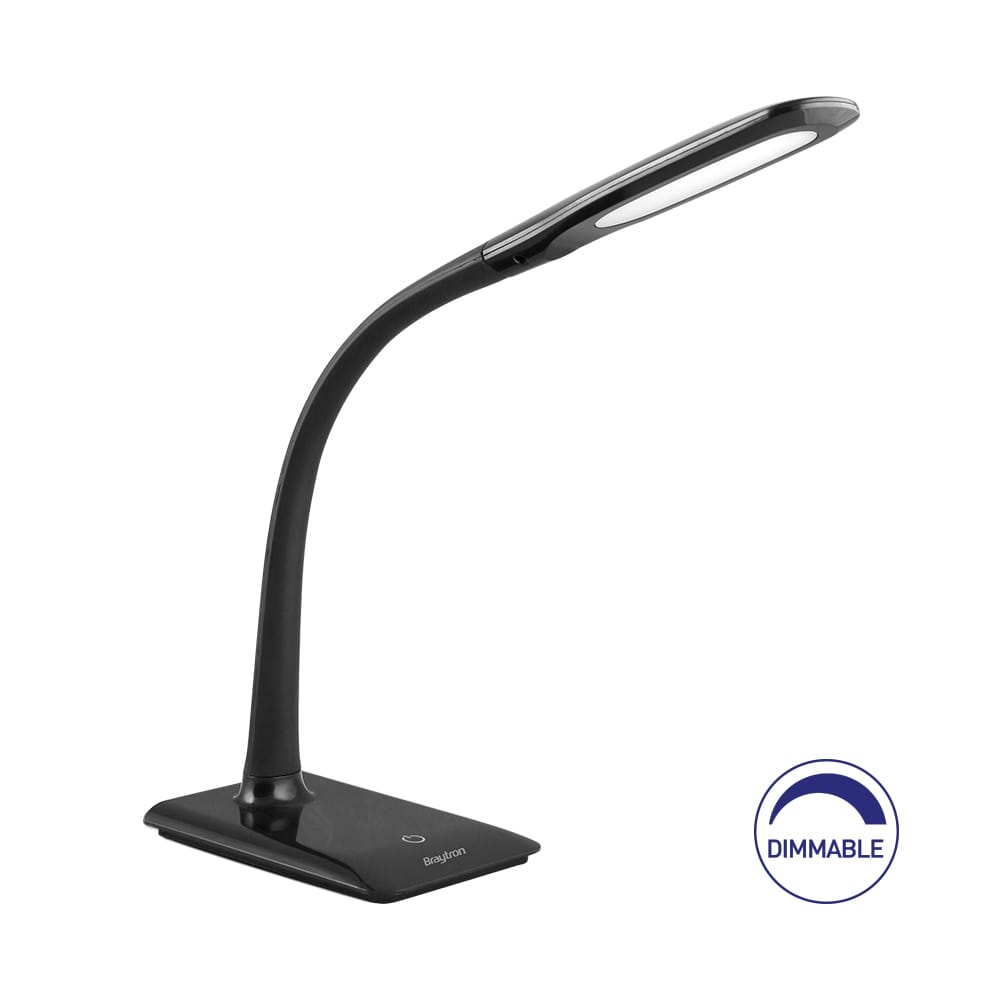 Braytron LED Bureaulamp - Zwart - 7W - Afbeelding 1