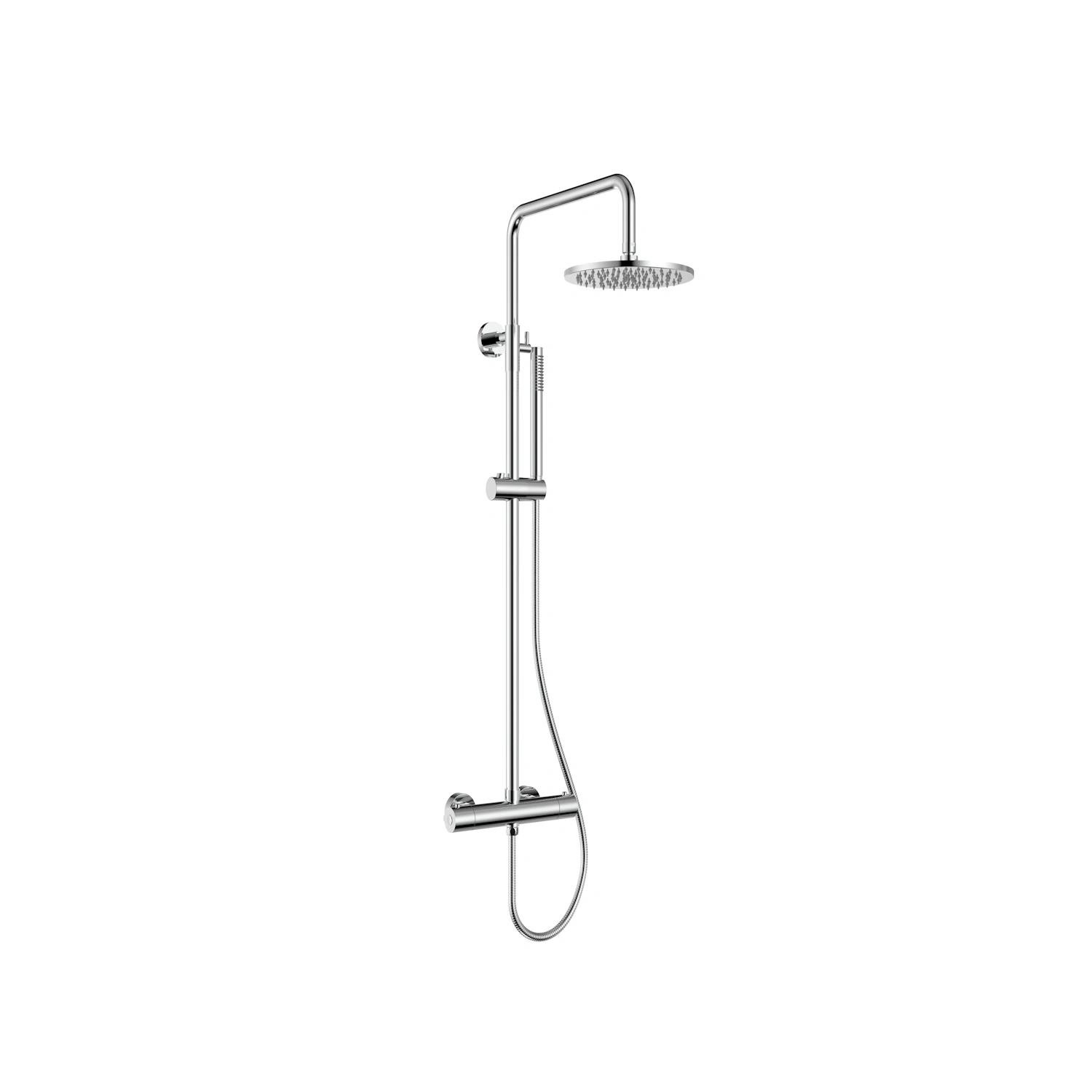 DutchLine - S-250 Thermostatische Doucheopbouwset - Chroom