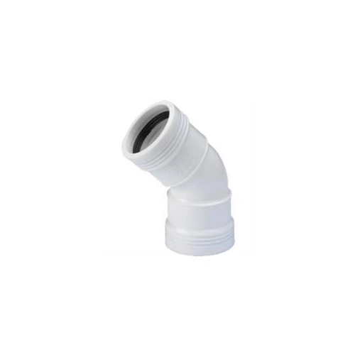 VW PPC Wit Bocht 45° Mof Mof