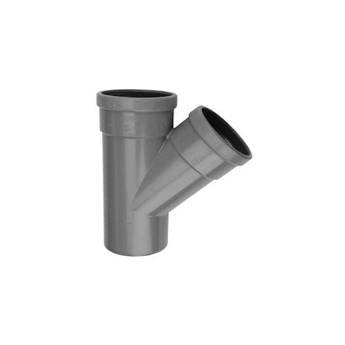 WV PVC Manchet T-Stuk Spie 45°