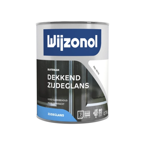 Wijzonol Dekkend Zijdeglans RAL9010 - Gebroken Wit - 750 ml