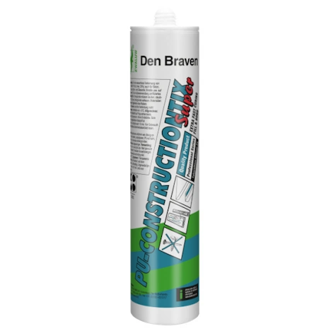 Den Braven - Zwaluw PU-Constructiontix Super - Transparant - Afbeelding 1