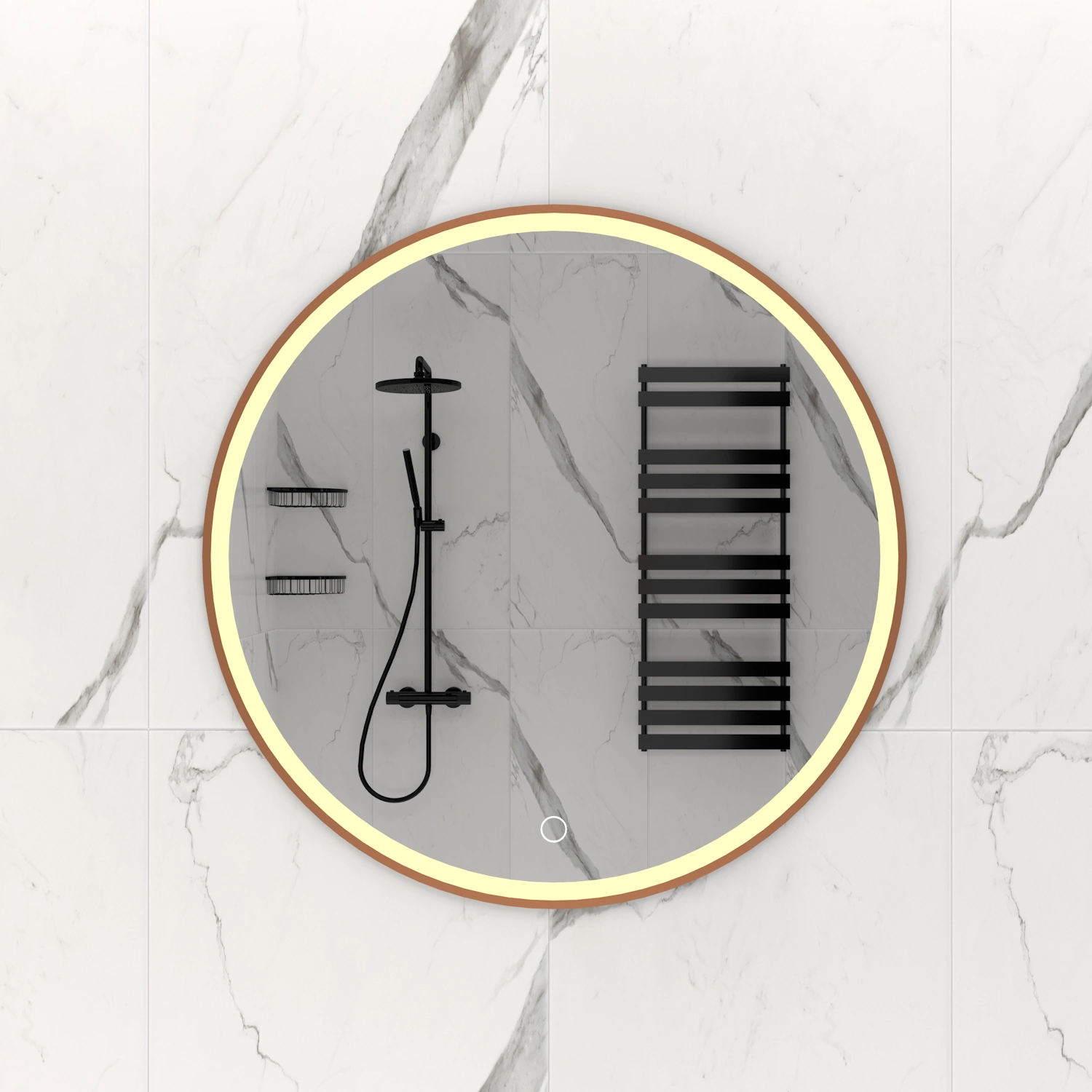 DutchLine - Ronde Luxe Ledspiegel - 80 - Afbeelding 1