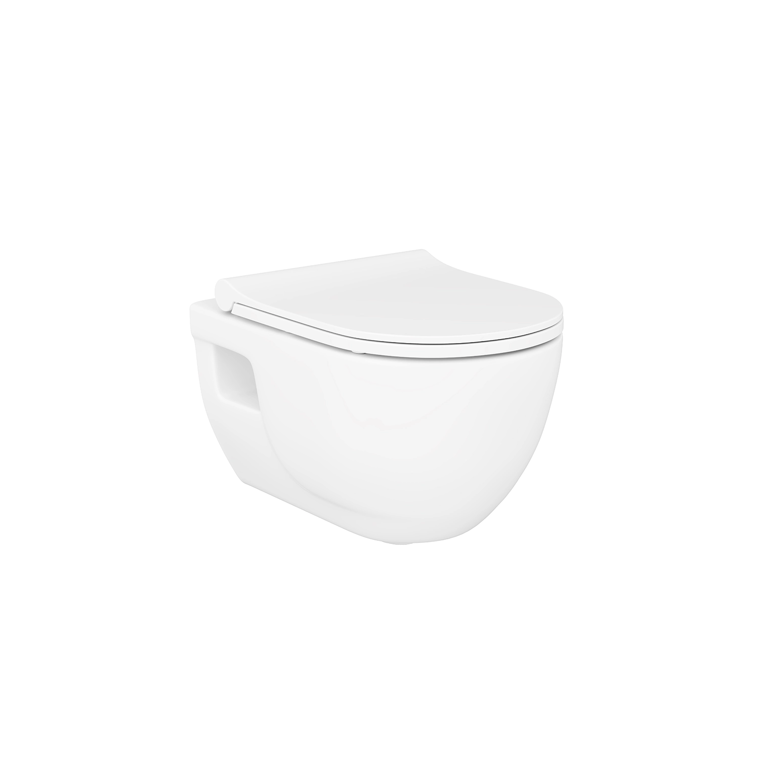 DutchLine - Brilla Toiletpot Met Bidet - Glans Wit - 530x355mm