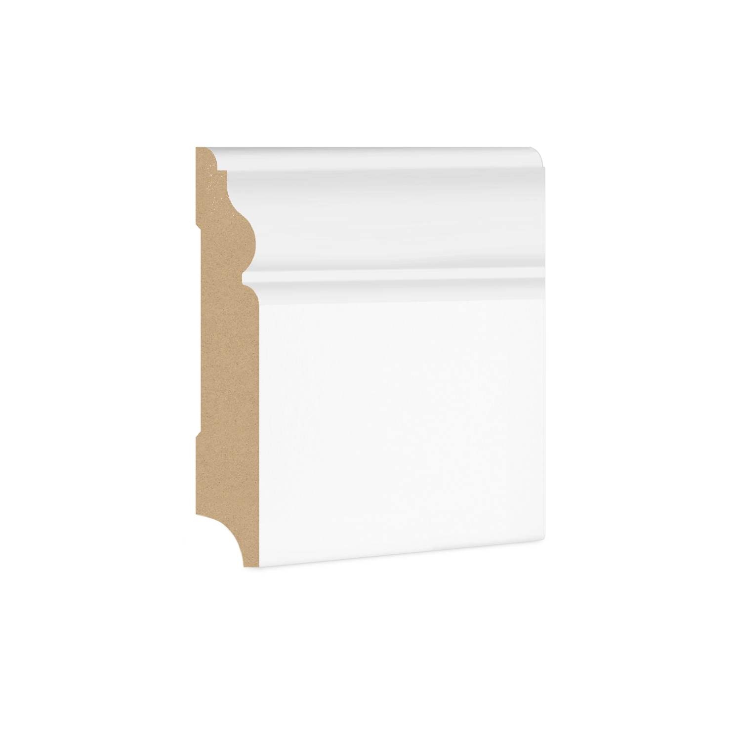 DutchLine - Luxe Sierplint MDF - Wit - 120x20mm - JM1269-KP(ZTZ)-White