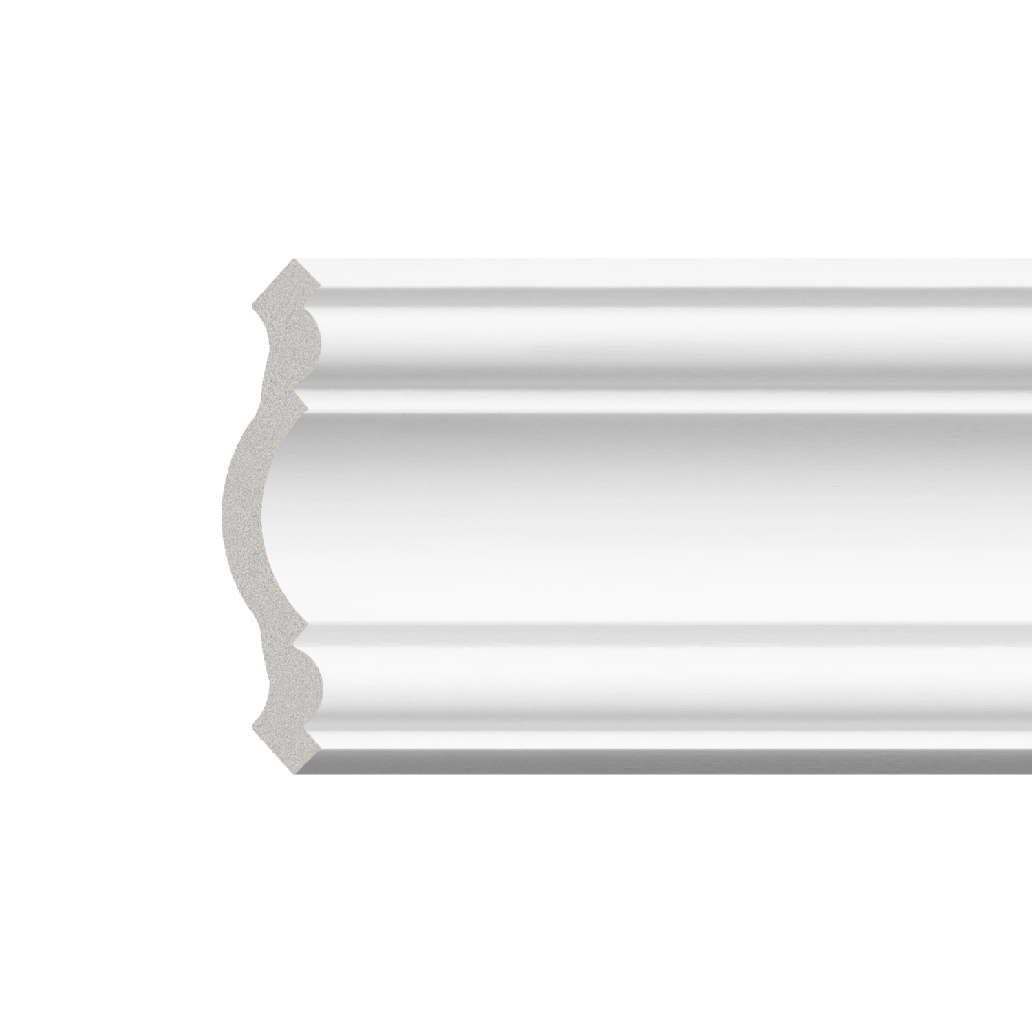 DutchLine - Ornament MDF - Wit - 106x21x2250mm- JX46-W