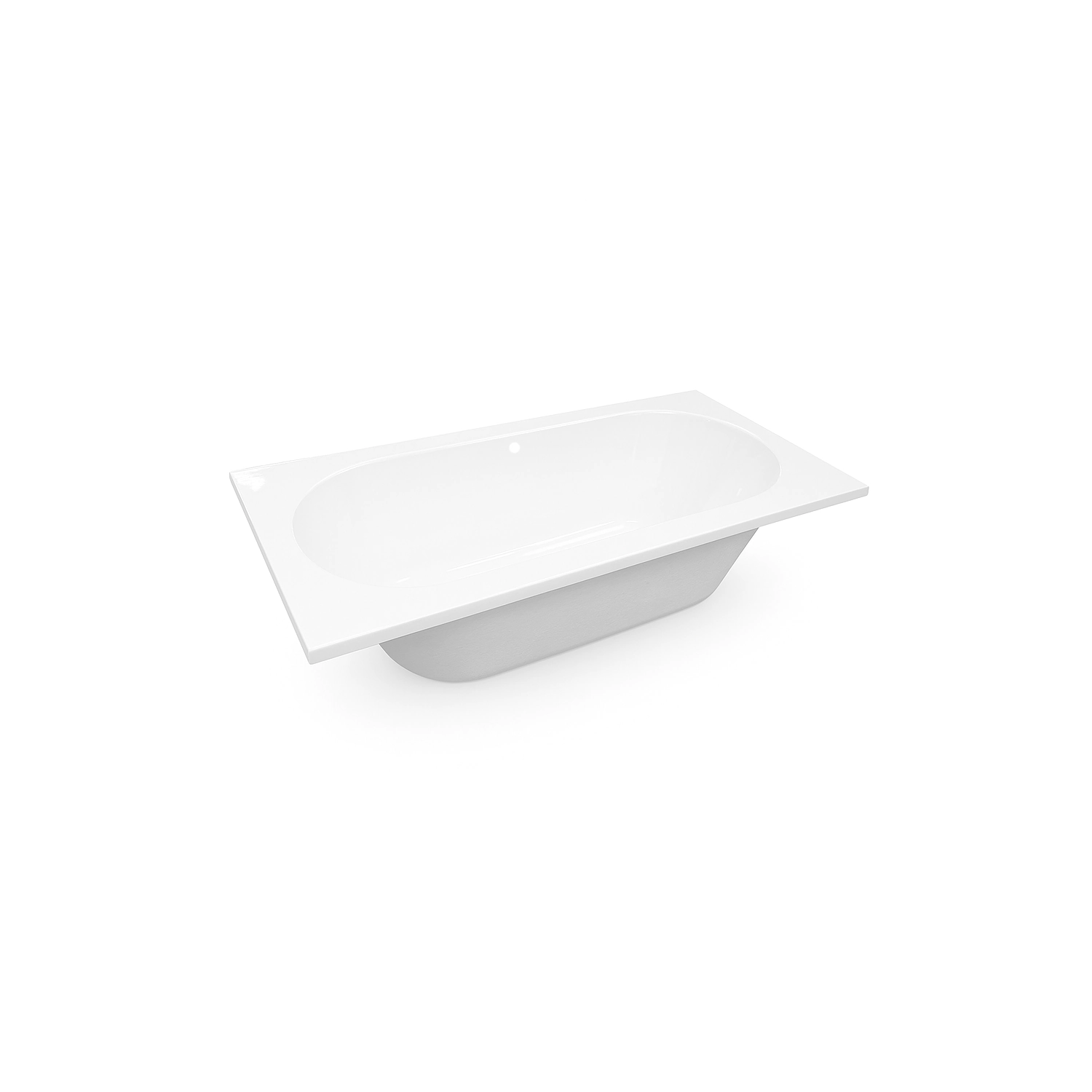 DutchLine - RD Inbouw Ligbad - Glans Wit - 1700x750x450