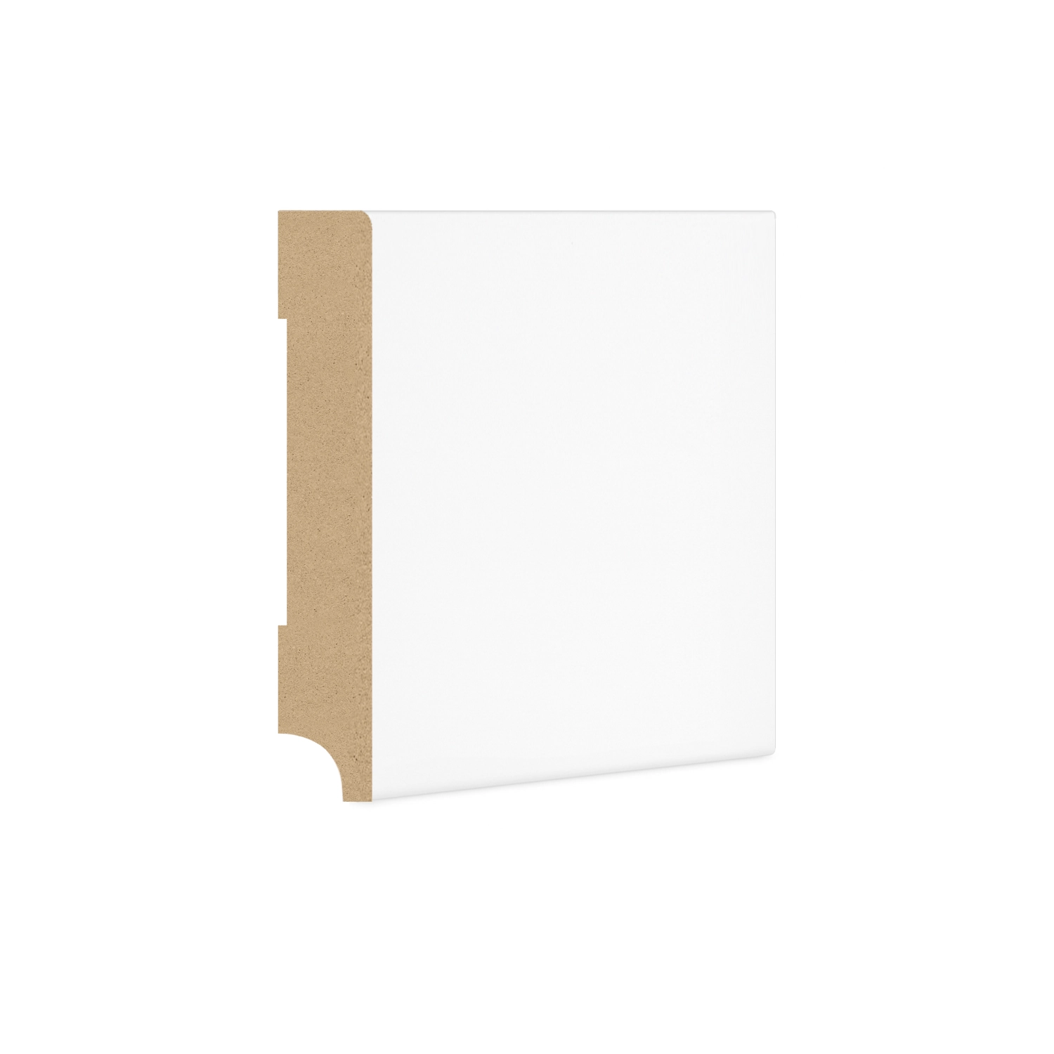 DutchLine - Rechte Plint MDF - Wit - 120x15mm - JM1270-KP(ZTZ)-White