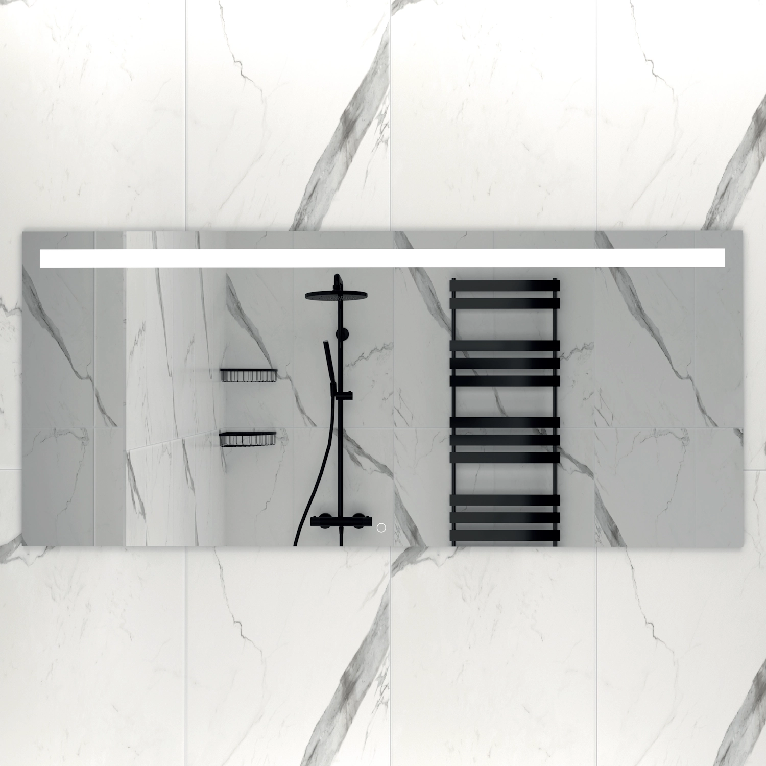 DutchLine - Alura Rechthoekige Ledspiegel - JH-NF56-147 - 1400x700mm